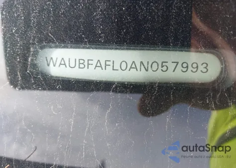 2010 Audi A4 2.0T Premium z USA, uszkodzony, nr VIN WAUBFAFL0AN057993